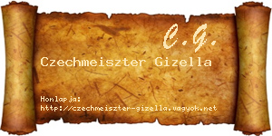 Czechmeiszter Gizella névjegykártya